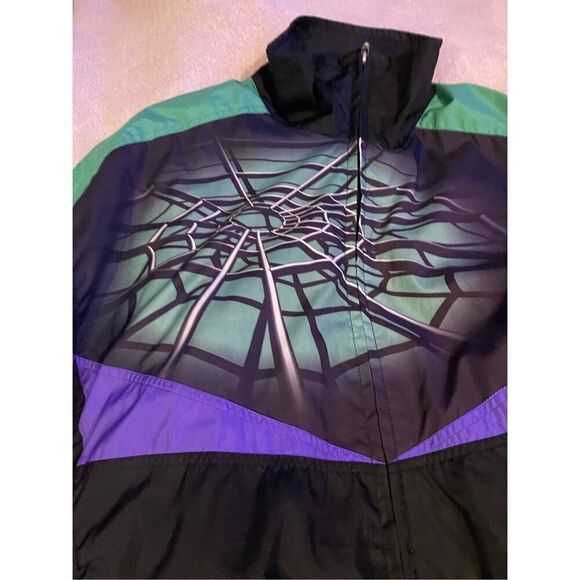 Vintage SPYDER Ski Snowboard Light Jacket Spider Web XL - Picture 7 of 12